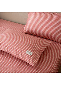 Bộ ga giường cotton Tici kẻ LIDACO cao cấp (Nhiều mẫu lựa chọn)