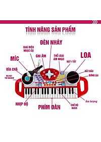 Đàn Organ Kèm Mic Và Bàn DJ Winfun 2068G