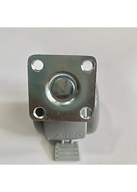 Bộ 4 bánh xe càng xoay có khóa 38-50mm cho ghế/bàn xoay văn phòng nội thất - tải 40kg - Happy Move Thái Lan