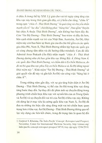 ẤN ĐỘ Trong Sự Định Hình Cấu Trúc Khu Vực ẤN ĐỘ DƯƠNG - THÁI BÌNH DƯƠNG (Sách chuyên khảo)