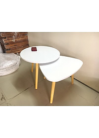 Pk - Cặp bàn tròn, tam giác sofa 60-60, bàn trà, bàn cafe, coffee, cà phê, bàn salon, sopha