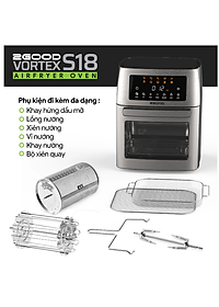 Nồi Chiên Hơi Nước 2GOOD S100 Lòng Nồi Inox Gồm 10 Chương Trình Nấu Dung Tích 20 Lít Công Suất 1800 W - Hàng Chính Hãng