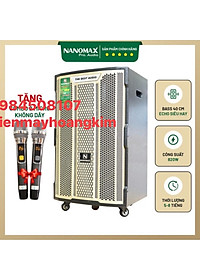 Loa Kéo Công Suất Lớn Nanomax K-180 K180 Bass 4 Tấc 40cm Công Suất 820w Karaoke Bluetooth. Hàng chính hãng