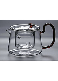 Bình pha trà thủy tinh cao cấp có lõi lọc crystan - 580ml - ANTH419