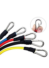 Dây Đàn Hồi Tập Gym+ Tặng Kèm 1 Bộ Dây Tập Thể Lực 5 Màu - Bộ 11 Dây Kéo Tập Thể Dục, Dây Cao Su Tập Gym, Dây Đàn Hồi Tập Thể Hình, Dây Đàn Hồi Tập Gym, Bộ Dây Tập Thể Lực 11 Món