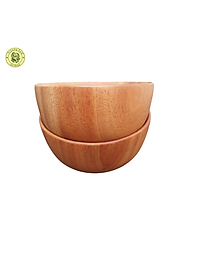 Chén Ăn Cơm Bằng Gỗ Xà Cừ Đường Kính 10.5 Cm - Đồ Gỗ Nhà Bếp Thương Hiệu Trường Sơn