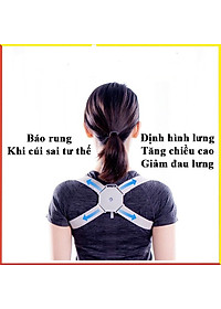 Đai Chống Gù Lưng Điện Tử chống gù lưng trẻ em, trị lưng tôm, cong vẹo cột sống - Đai chống gù lưng thông minh cho trẻ em nam và nữ [ Hàng Chuẩn Cam Kết Y Hình ][ FULLBOX  Video Sản Phẩm ]