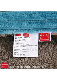 Chăn lông cừu NEW QUEEN Nanara Life Nhật Bản - Nhập khẩu chính hãng