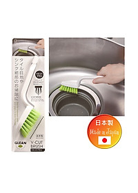 Bàn chải chà sàn nhà tắm và các góc cạnh khó cọ rửa, vệ sinh hàng nội địa Nhật Bản (Made in Japan)