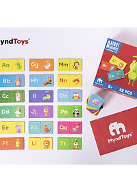 Đồ Chơi Xếp Hình MyndToys Animal Alphabet (Learning A-Z) Dành Cho Các Bé Trên 2 Tuổi