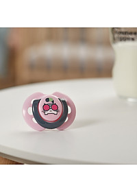 Ty ngậm thoáng khí cho bé Tommee Tippee Air 0-6 tháng (vỉ đôi) - Mèo hồng