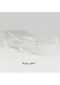 Kính Giả Cận, Gọng Kính Cận Nam Nữ Mắt Vuông To Gọng Nhựa Đen Nhám Siêu Nhẹ Không Độ Hàn Quốc - BLUE LIGHT SHOP