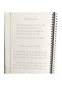 Tập Vở chép Kinh Chú Đại Bi In Mờ - Dành Cho Người Mới Tập Chép Kinh ( Tặng Kèm Tờ Chú Đại Bi )