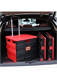 Thùng đựng nhựa/ hộp đừng đồ kéo dã ngoại cốp ô tô