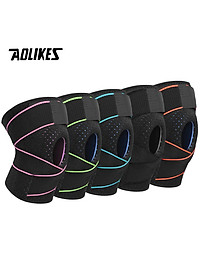 Đai bảo vệ đầu gối 4 lò xo trợ lực dây chằng AOLIKES A-7908 Sport Knee Pad