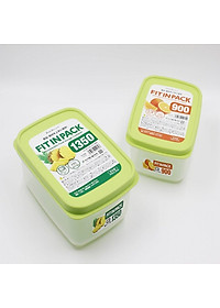 Hộp Bảo Quản Thực Phẩm Dùng Được Lò Vi Sóng Hàng Nhật Bản + Tặng Gói Trà Sữa Matcha / Cafe Macca 20g