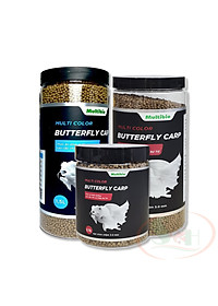 Thức ăn cá Multi Color Butterfly Carp đạm dinh dưỡng chép sư tử lên màu cá cảnh