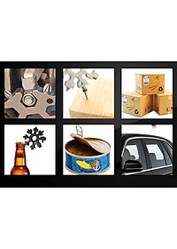 Móc treo chìa khóa đa năng 18in1 nhỏ gọn mẫu mới 2020