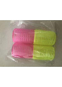 ￼Bộ 4 lô Cuốn Tóc Xoăn Dính loại lớn, giá tốt - giao màu ngẫu nhiên 