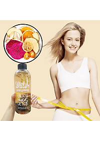 Hộp 30 gói trà detox hoa quả sấy khô 3 vị robimart giảm cân, giữ dáng, đẹp da - tặng kèm bình 1000ml, đường