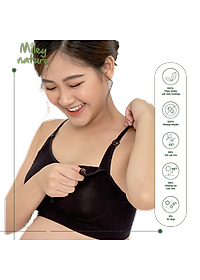 Áo Lót Bầu Tháo Khóa Trước Vải Sợi Thiên Nhiên Cao Cấp Miley Nature Miley Lingerie BRB0103