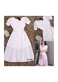 ĐẦM VINTAGE TAY PHỒNG MYMY