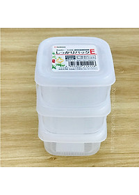 Hộp bảo quản thực phẩm 200ml ( bộ 3 hộp ) - Hàng nội địa Nhật