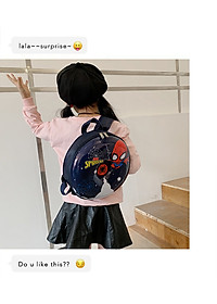 Balo đi học hình siêu nhân 3D cho bé- Cặp siêu nhân nhện cao cấp cho bé- Balo in hình siêu nhân mẫu mới