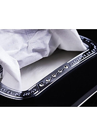 Hộp Đựng Khăn Giấy Trên ô Tô Có Đồng Hồ Và Bảng Số điện Thoại Cao Cấp (Kèm Video thực tế)