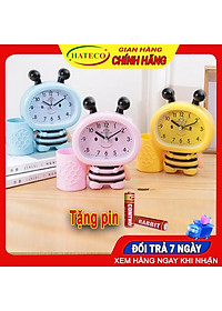 Đồng hồ báo thức, kiểu đồng hồ để bàn báo thức chuông kêu to, pin lâu, phù hợp với phòng ngủ, phòng làm việc