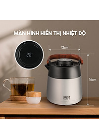 Bình pha trà giữ nhiệt inox có lõi lọc trà Lebenlang LBL3031 và LBL3035, 1L và 1L5 - hàng chính hãng
