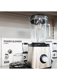 Máy Xay Sinh Tố Lock&Lock 2 Cối Bằng Chất Liệu Thủy Tinh 220-240V, 50/60Hz, Công Suất 600w Dung Tích 1.5L  EJM366 - Hàng Chính Hãng