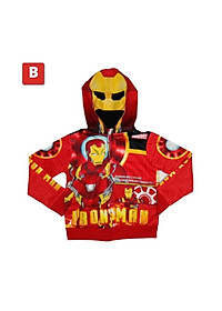 Áo khoác bé trai hình siêu nhân từ11kg-40kg. Chất thun hai da dày mịn - Kiến Lửa