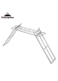 Kiềng nấu bếp xếp gọn Campingmoon MTG-TLC