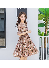 Đầm Hoa Tay Lỡ Xinh Xắn DN064 MayHomes
