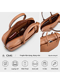 Cặp Công Sở Lata ( Thời trang nam basic - Cặp da CA41 )