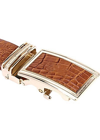 Thắt Lưng Nam Da Thật Vân Cá Sấu Huy Hoàng HT4113 (120 x 3.5 cm) - Màu Da