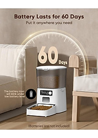 Máy cho thú cưng ăn tự động Oneisall PFD-001 Pro cài đặt thời gian - Hàng chính hãng