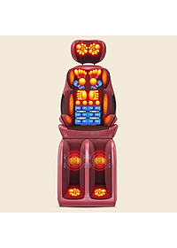 Đệm ghế massage toàn thân tích hợp massage nhiệt hồng ngoại mẫu full cổ vai gáy lưng và cả lòng bàn chân