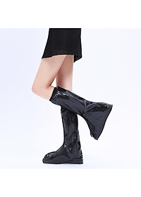 Ủng Đi Mưa Bọc Giày Màu Đục Cổ Cao 2 Lớp Chống Bẩn, Chống Thấm Cao Cấp