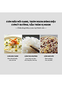 Nồi cơm điện 1,5L Bear DFB-J40Q5 (RC-4H40Y) Hàng Chính Hãng