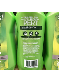 DẦU Gội xả 2 IN 1 PERT Plus Classic Clean 1000ml