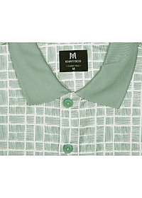 Áo Thun Nam caro Khatoco A2MN458R2-VNIN467-2604-N