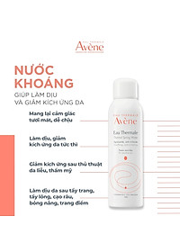 Nước xịt khoáng cấp ẩm và làm dịu da AVÈNE THERMAL SPRING WATER
