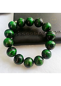 Vòng Tay Đá Mắt Hổ Xanh Lá Cho Người Mệnh Mộc Và Mệnh Hỏa