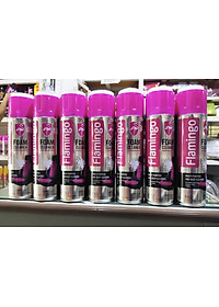 Xịt bọt đa năng vệ sinh nội thất ô tô xe hơi tẩy vết bẩn bề mặt nỉ da nhựa vải Flamingo 650ml F002