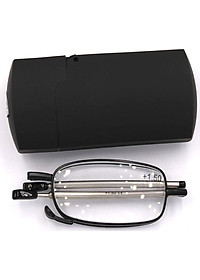 Kính lão gọng xếp màu đen tròng lão 1.5 độ_nam