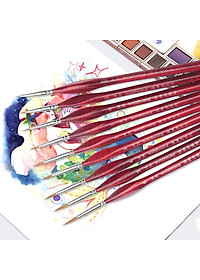 Cọ tỉa nét nhỏ, cọ vẽ móng, cọ vẽ loại xịn, họa cụ LALUNA - A33