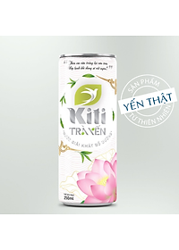 TRÀ YẾN KITI HƯƠNG SEN - "PHÚC LỘC" THÙNG 6 LON(250ml/lon)