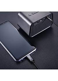 (Tặng túi đựng TOPK) Cáp âm thanh Baseus, Type-C to Audio 3.5mm cho điện thoại Samsung, Xiaomi, Huawei,....-Hàng chính hãng